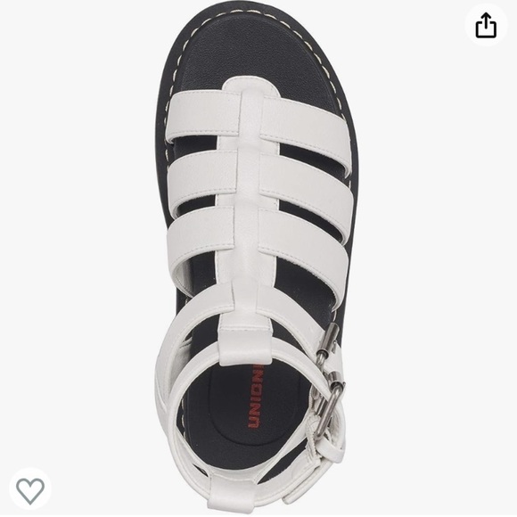 Unionbay white platform gladiator sandals - Picture 4 of 11